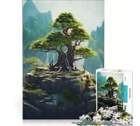 Rompecabezas de 1000 Piezas para Adolescentes, Arte Abstracto de árbol bonsái, Juego Educativo, Interesante para Reducir el estrés, colección de Artistas, Bellas Artes 50x75cm
