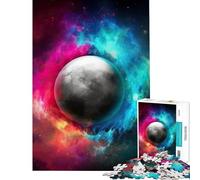 Rompecabezas de 1000 Piezas para Adolescentes Arte Abstracto Espacial Juego de ingenio Juguete Intelectual excelente Regalo y Juguete Divertido y con Humor (tamaño 75x50cm)