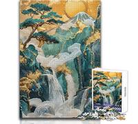 Rompecabezas de 1000 Piezas para Adolescentes, Arte Abstracto Kintsugi, Juegos Familiares, Mejora la Memoria, Regalo de cumpleaños, tamaño 38x52cm