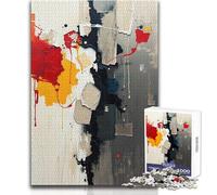 Rompecabezas de 1000 Piezas para Adolescentes, Arte Abstracto, Pintura al óleo, Juegos Familiares, Mejora la Memoria, Regalo de cumpleaños, tamaño 38x52cm