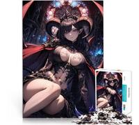 Rompecabezas de 1000 Piezas para Adolescentes Arte de Anime de la Reina Demonio Juegos Divertidos Regalo para cumpleaños 38x26cm
