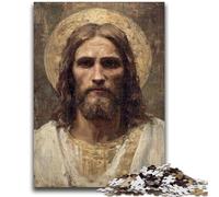 Rompecabezas de 1000 Piezas para Adolescentes, Arte de Jesús para Mayores de 14 años, Juego de Preguntas, Actividades Divertidas en casa, Regalo de cumpleaños, Regalos de Viaje, 50x75cm