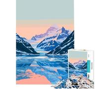 Rompecabezas de 1000 Piezas para Adolescentes Arte de la Naturaleza de Alaska Juegos relajantes Juguetes adictivos para Cultivar la Paciencia Excelentes Regalos para Juegos Corte de precisión 75x50cm