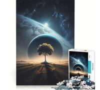 Rompecabezas de 1000 Piezas para Adolescentes: Arte de la Soledad Interestelar, Juegos educativos, decoración de Pared, para Mejorar el Amor Entre Parejas 50x75cm