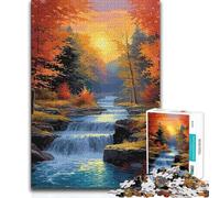 Rompecabezas de 1000 Piezas para Adolescentes, Arte de paisajes Naturales, Juegos Familiares, decoración del hogar, Regalos de Amigo Secreto (50x75cm)