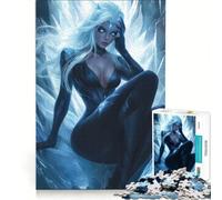 Rompecabezas de 1000 Piezas para Adolescentes: Arte fantástico de la Reina de Hielo, Juego Imposible, Entrena tu Cerebro y Tus Manos, Regalo de cumpleaños, Regalos 38x26cm