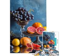 Rompecabezas de 1000 Piezas para Adolescentes Arte fotográfico de Frutas II Ayuda a ejercitar el Cerebro decoración para el hogar Juego práctico para Mayores de 14 años 38x52cm
