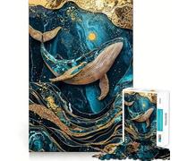 Rompecabezas de 1000 Piezas para Adolescentes,Arte Kintsugi del Mar Celestial,articulaciones Finas,Divertido Juego para ejercitar la Mente,Juego Acogedor,Regalo de cumpleaños (50x75cm)