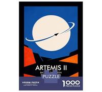 Rompecabezas De 1000 Piezas para Adolescentes Artemis II Space Mission Rompecabezas para Adultos Juego De Ingenio para Mejorar La Memoria Regalos para Amigos Y Familiares 38x26cm/1000pcs