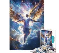 Rompecabezas de 1000 Piezas para Adolescentes Ascensión Angélica para Juego Educativo Juguete desafiante para Juego Educativo Obra de Arte difícil Regalo (tamaño 38x52cm)