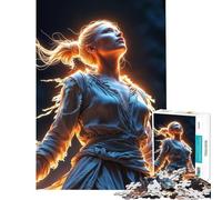 Rompecabezas de 1000 Piezas para Adolescentes Ascensión de la Luz Ayuda a ejercitar el Cerebro Una Obra de Arte Juegos Divertidos Apto para Mayores de 14 años (50x75cm)