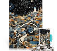 Rompecabezas de 1000 Piezas para Adolescentes Asís, Italia Juegos educativos Decoración del hogar Regalo de cumpleaños, Regalos 75x50cm