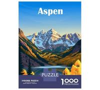Rompecabezas De 1000 Piezas para Adolescentes Aspen Colorado Rompecabezas para Adolescentes Juegos Familiares Desafío Difícil Regalos De Cumpleaños Y Únicos 70x50cm/1000pcs