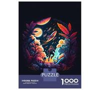 Rompecabezas De 1000 Piezas para Adolescentes Astro Floral Colorful Rompecabezas para Adultos Juegos Relajantes Mejora La Memoria Ayuda A Ejercitar El Cerebro 52x38cm/1000pcs