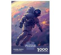 Rompecabezas De 1000 Piezas para Adolescentes Astronaut Lost in Space Rompecabezas para Adultos Juguetes DIY Alivio del Estrés Oferta como Regalos para Toda La Familia 38x26cm/1000pcs