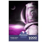 Rompecabezas De 1000 Piezas para Adolescentes Astronaut with Spacesuit Rompecabezas Juego Familiar Mejora La Memoria Cumpleaños 70x50cm/1000pcs