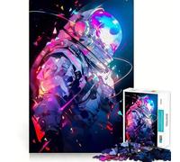 Rompecabezas de 1000 Piezas para Adolescentes Astronauta,Nebulosa Espacial,Corte Suave,Juego de Lógica,Tiempo de Juego Relajante,Regalo de Cumpleaños para Aficionados (50x75cm)