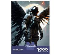 Rompecabezas De 1000 Piezas para Adolescentes Astronauts Cosmic Angel Rompecabezas para Adultos Juegos Relajantes Decoración De Pared 38x26cm/1000pcs