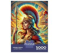 Rompecabezas De 1000 Piezas para Adolescentes Athena, Greek Goddess Rompecabezas para Adolescentes Juguetes Antiestrés Difícil Gran Regalo para Jugar 70x50cm/1000pcs