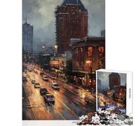 Rompecabezas de 1000 Piezas para Adolescentes Atlanta Charm EE UU Juguetes antiestrés Regalos de Amigo Secreto Juegos de relajación Mejora del Amor en Pareja tamaño 38x52cm