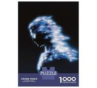 Rompecabezas De 1000 Piezas para Adolescentes Aura Ethereal Blue Energy Portrait Rompecabezas Juego Familiar Pero Divertido Y Humorístico Cumpleaños 70x50cm/1000pcs