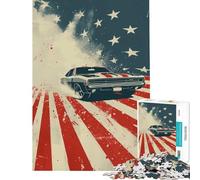 Rompecabezas de 1000 Piezas para Adolescentes Autos Deportivos Americanos Diversión en casa Regalos para Mujeres Juegos Familiares para Mayores de 14 años 38x26cm