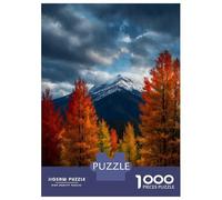 Rompecabezas De 1000 Piezas para Adolescentes Autumn Mountain Landscape in The Rain Rompecabezas para Adultos Juegos Relajantes Vacaciones En Casa Matar El Tiempo 70x50cm/1000pcs