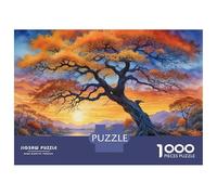 Rompecabezas De 1000 Piezas para Adolescentes Autumn Sunset Landscape Rompecabezas para Adultos Juguetes De Bricolaje Difícil Difícil Diversión En El Hogar Actividades, 38x26cm/1000pcs