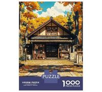 Rompecabezas De 1000 Piezas para Adolescentes Autumnal Japanese Building Landscape Rompecabezas para Adultos Juegos Relajantes Decoración del Hogar Actividades Divertidas En Casa 70x50cm/1000pcs