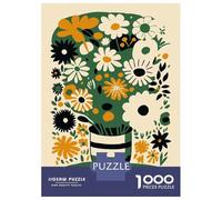 Rompecabezas De 1000 Piezas para Adolescentes AVA Bouquet of Flowers Rompecabezas para Adultos Juegos Divertidos Regalos para Mujeres Desafiantes De Completar 38x26cm/1000pcs