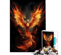 Rompecabezas de 1000 Piezas para Adolescentes Ave Fénix Mística Juego desafiante Juguetes educativos una Obra de Arte Excelentes Regalos y Juguetes (tamaño 38x52cm)