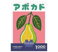 Rompecabezas De 1000 Piezas para Adolescentes Avocado Japanese Fruit Poster Rompecabezas para Adultos Juegos Familiares Mejora La Memoria Cumpleaños Y Navidad 70x50cm/1000pcs