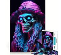 Rompecabezas de 1000 Piezas para Adolescentes Azure Afterlife Clean Edge Juego de Pensamiento Juego Lento Actividad Divertida para cumpleaños (50x75cm)