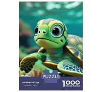 Rompecabezas De 1000 Piezas para Adolescentes Baby Sea Turtle In A Reef Rompecabezas para Adultos Juego Práctico Decoración De Pared Oferta como Regalos para Toda La Familia 52x38cm/1000pcs