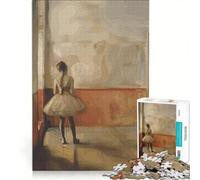 Rompecabezas de 1000 Piezas para Adolescentes: Bailarina al Estilo Degas Juguetes para armar, Que mejoran la Memoria, con Piezas de Formas aleatorias Que encajan Perfectamente 50x75cm