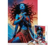 Rompecabezas de 1000 Piezas para Adolescentes Bailarina del vacío Divine Kali decoración del hogar Juguetes Gran Regalo para Juegos Juego práctico Interesante reducción del estrés tamaño 38x52cm