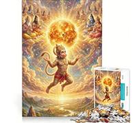 Rompecabezas de 1000 Piezas para Adolescentes Bal Hanuman, Juegos Divertidos, Actividades para divertirse en casa, Juego con un diseño Precioso 38x26cm