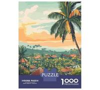 Rompecabezas De 1000 Piezas para Adolescentes Bali Indonesia Travel Rompecabezas Juego Familiar Mejora La Memoria Cumpleaños 70x50cm/1000pcs