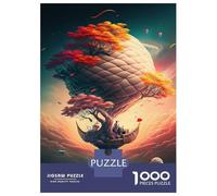 Rompecabezas De 1000 Piezas para Adolescentes Balloon in Space Rompecabezas para Adultos Juguete Decoración De Pared Decoración De Pared Juego Desafiante Regalos 70x50cm/1000pcs