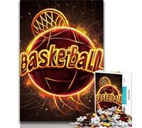 Rompecabezas de 1000 Piezas para Adolescentes, Baloncesto, Deportes, Juguete Educativo antiestrés, Regalo para Amigos y Familiares (tamaño 75x50cm)