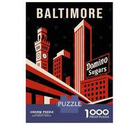 Rompecabezas De 1000 Piezas para Adolescentes Baltimore Vintage Travel Rompecabezas Juguetes DIY Pero Divertidos Y Humorísticos Cumpleaños Y Navidad 38x26cm/1000pcs