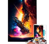 Rompecabezas de 1000 Piezas para Adolescentes Barco Destruido Juego Educativo desafío Juguete Juego Familiar Divertido y con Humor Regalo Ideal para cumpleaños (tamaño 50x75cm)