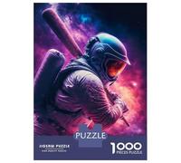 Rompecabezas De 1000 Piezas para Adolescentes Baseball Batter Astronaut Rompecabezas para Adultos Juego Práctico Regalo De Cumpleaños Regalos De Cumpleaños Únicos 70x50cm/1000pcs