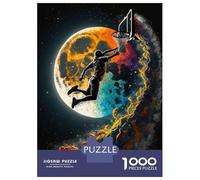 Rompecabezas De 1000 Piezas para Adolescentes Basketball Sport Colorful Rompecabezas Juego Familiar Mejora La Memoria Cumpleaños 70x50cm/1000pcs