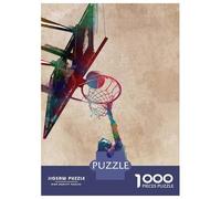 Rompecabezas De 1000 Piezas para Adolescentes Basketball Sport Rompecabezas para Adultos Juguete Decoración De Pared Decoración Cumpleaños, Navidad 38x26cm/1000pcs