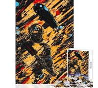 Rompecabezas de 1000 Piezas para Adolescentes Batalla Cósmica Juego práctico para Toda la Familia Juguetes de Bricolaje Cada Pieza es única (50x75cm)