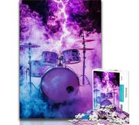 Rompecabezas de 1000 Piezas para Adolescentes, batería de relámpagos, Ideal como Juego Educativo para Decorar el hogar o el Escritorio (tamaño 75x50cm)