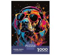 Rompecabezas De 1000 Piezas para Adolescentes Beagle Colorful Rompecabezas para Adultos Juegos Familiares Corte De Precisión Regalos Y Cumpleaños Únicos 70x50cm/1000pcs