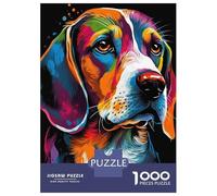 Rompecabezas De 1000 Piezas para Adolescentes Beagle Style 2 Rompecabezas para Adultos Juegos Relajantes Decoración del Hogar Regalos De Cumpleaños Y Únicos 70x50cm/1000pcs