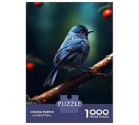 Rompecabezas De 1000 Piezas para Adolescentes Beautiful Blue Bird Nature Rompecabezas para Adultos Decoración De Pared De Juguete Mejora La Memoria Regalos Y Cumpleaños Únicos 70x50cm/1000pcs